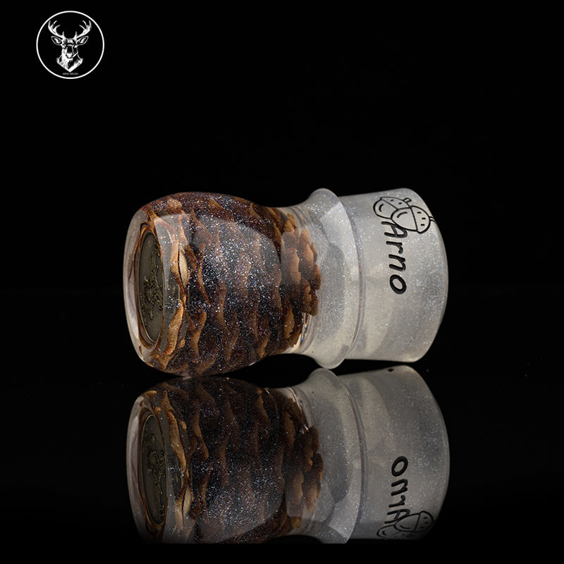 Arno Anton Glaze Pinecone shaving brush #1 Resin