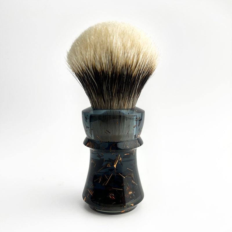 Arno Shark shaving brush #2 Resin High ice transparency
