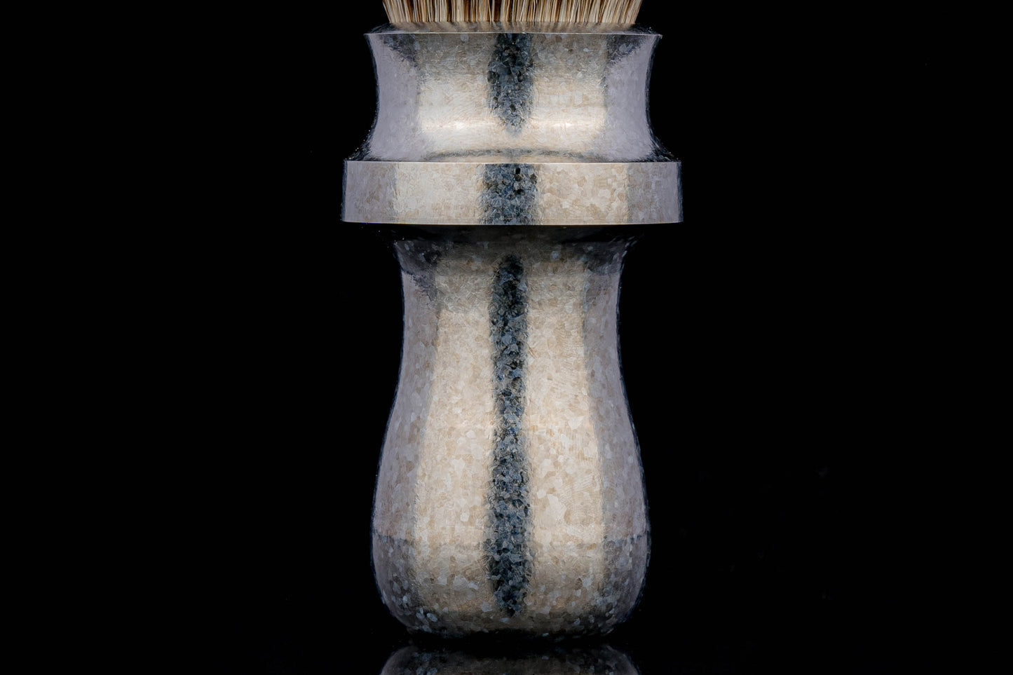 Titanium - Halberd shaving brush handle