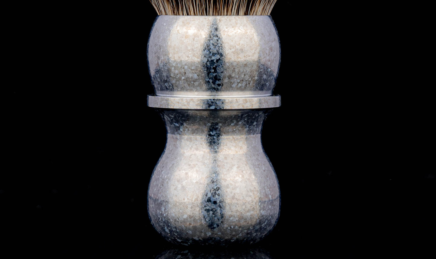 Titanium - Arno classic narrow version shaving brush handle
