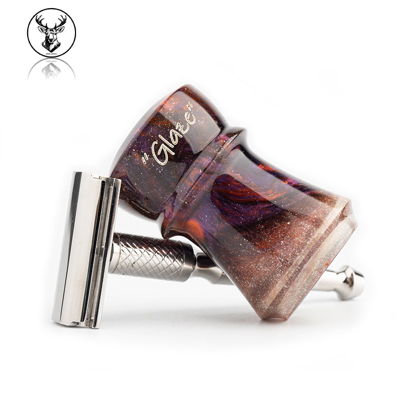 ARNOxOUMO Glaze Shaving brush Silvery Shark 060