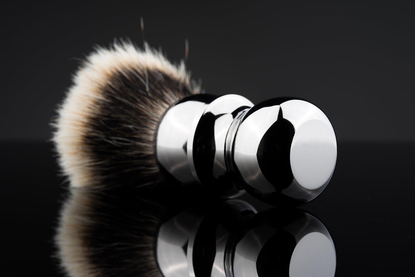 Titanium - Arno classic narrow version shaving brush handle