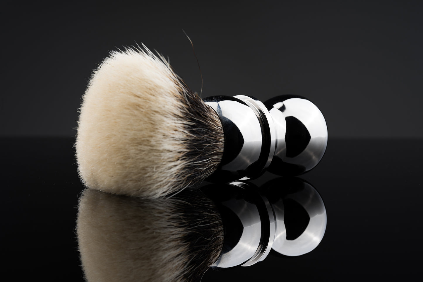 Titanium - Arno classic narrow version shaving brush handle