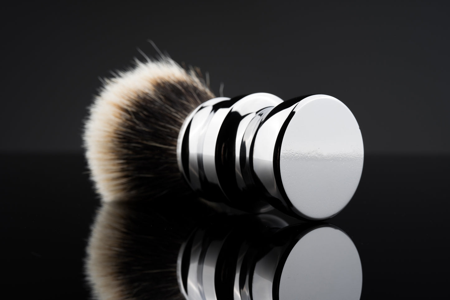 Titanium - Forbidden City shaving brush handle