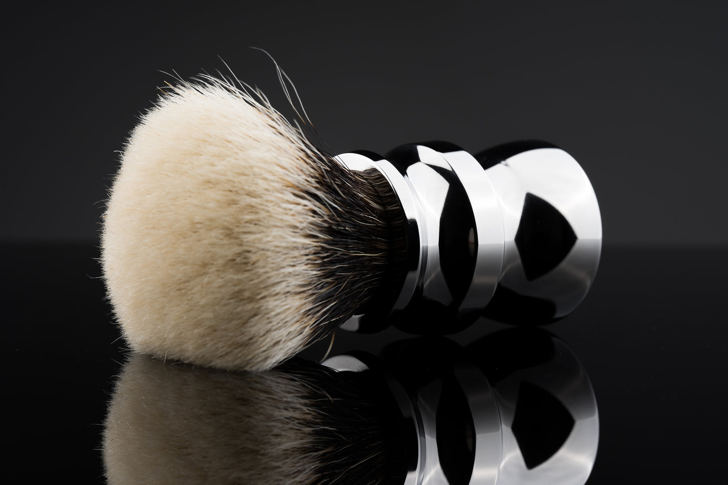 Titanium - Forbidden City shaving brush handle