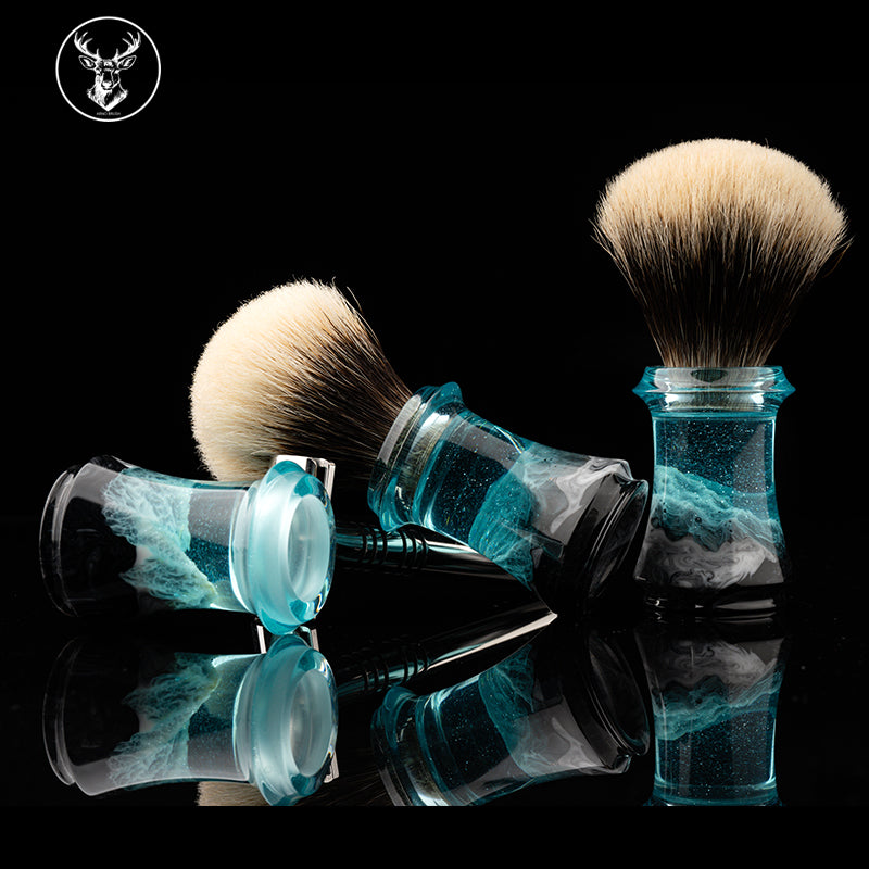Arno Lighthouse shaving brush #30 Landscape handle