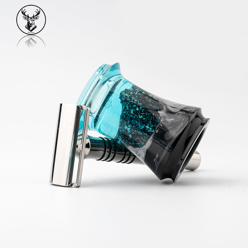 Arno Lighthouse shaving brush #37 Landscape handle