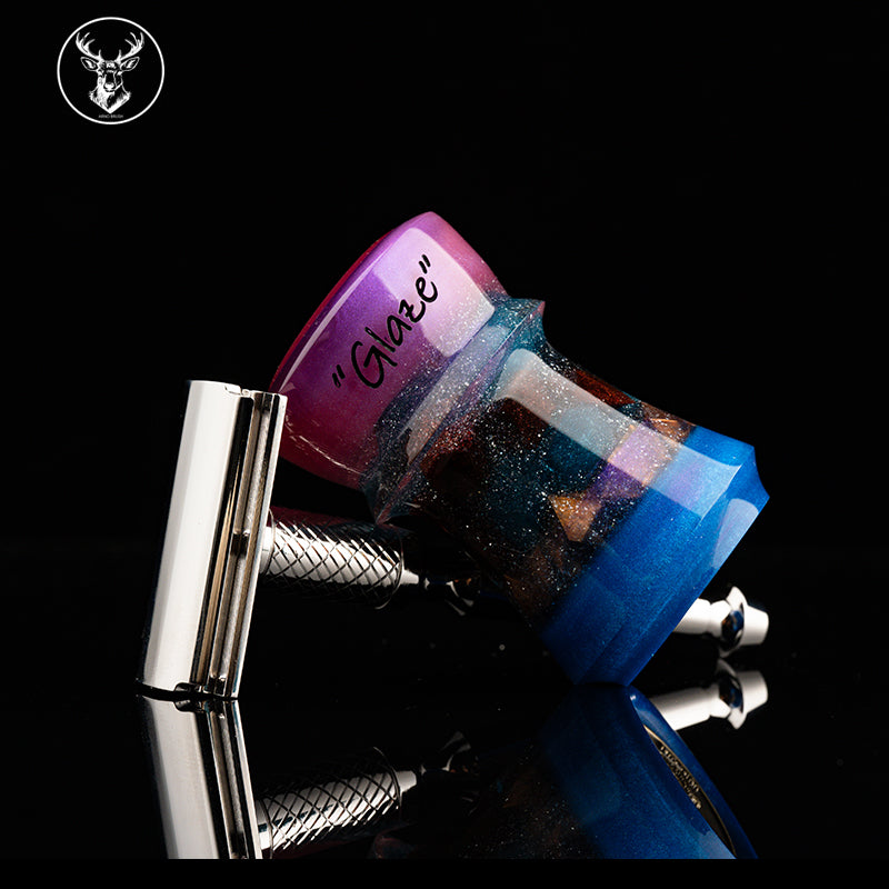 ARNOxOUMO Glaze Shaving brush Silvery Shark 065