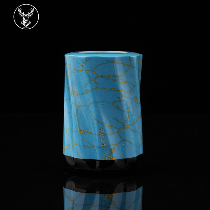 ARNOxOUMO Turquoise # 1 Unicorn Whale Shaving Brush Handle