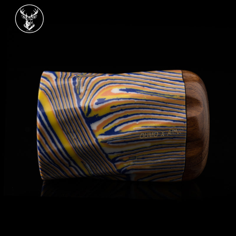 ARNOxOUMO Turquoise # 2 Unicorn Whale Shaving Brush Handle