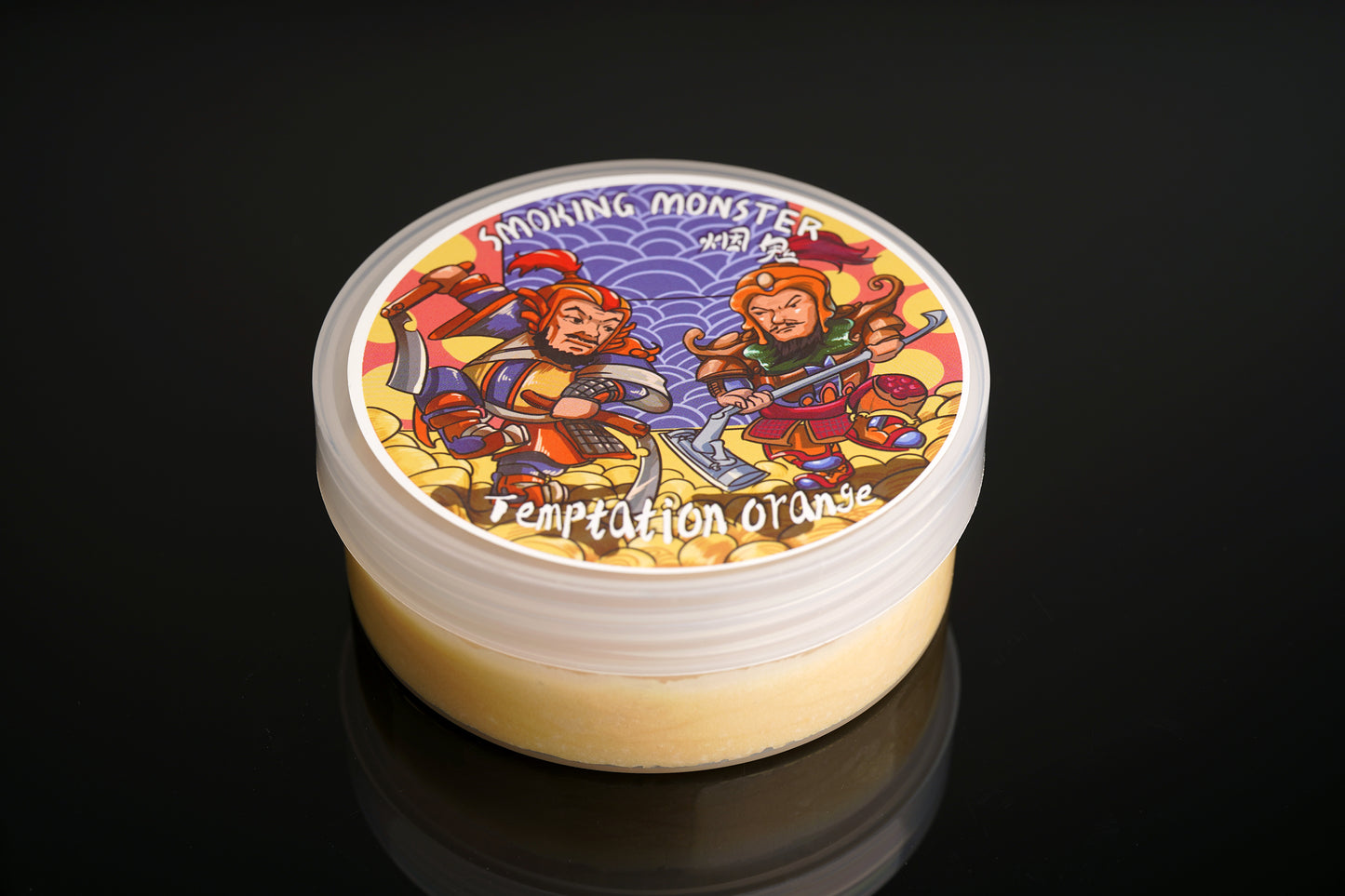 Smoking Monster - Tallow base shaving soap - Temptation Orange