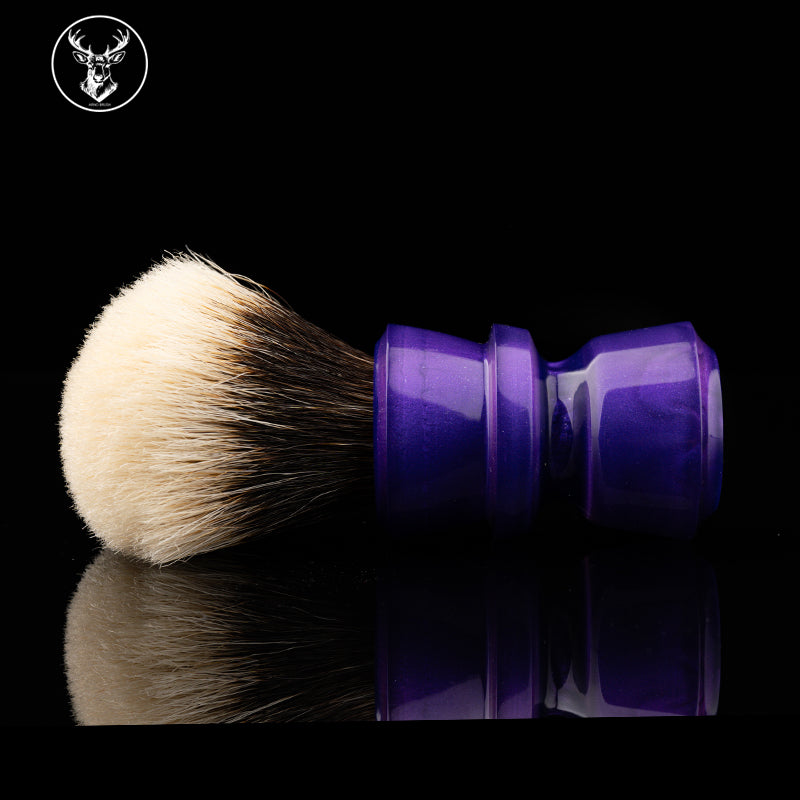 ARNOxOUMO Glaze Shaving brush Purple Shark-2