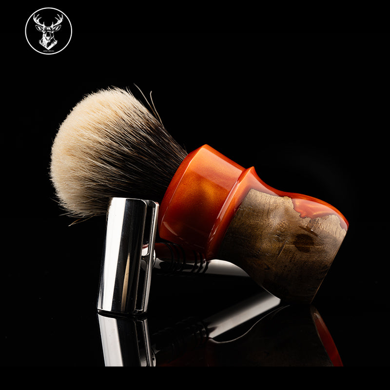 Arno Anton shaving brush #4 Resin+Wood