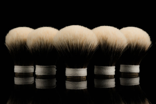 Tyrant T-10 finest two band badger handtied knot---From OUMO'badger