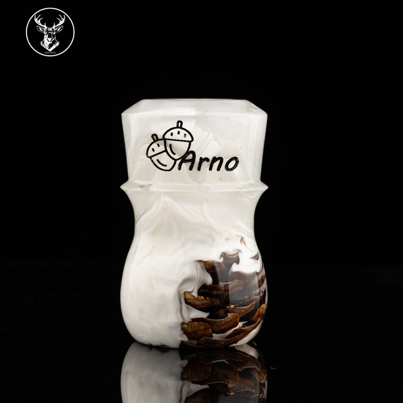 Arno Anton Glaze Pinecone shaving brush #4 Resin