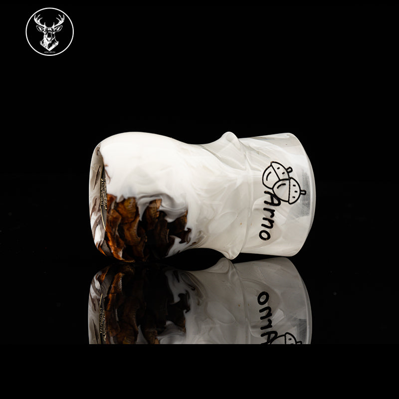Arno Anton Glaze Pinecone shaving brush #4 Resin