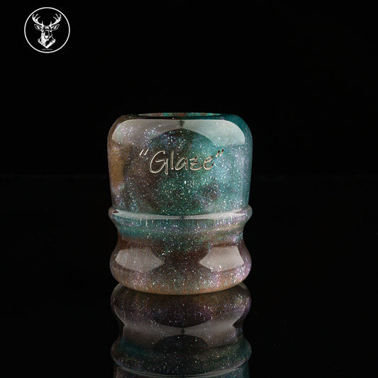 ARNOxOUMO Glaze Shaving brush Silvery Chubby 02