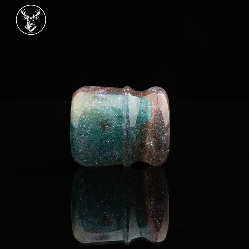 ARNOxOUMO Glaze Shaving brush Silvery Chubby 02