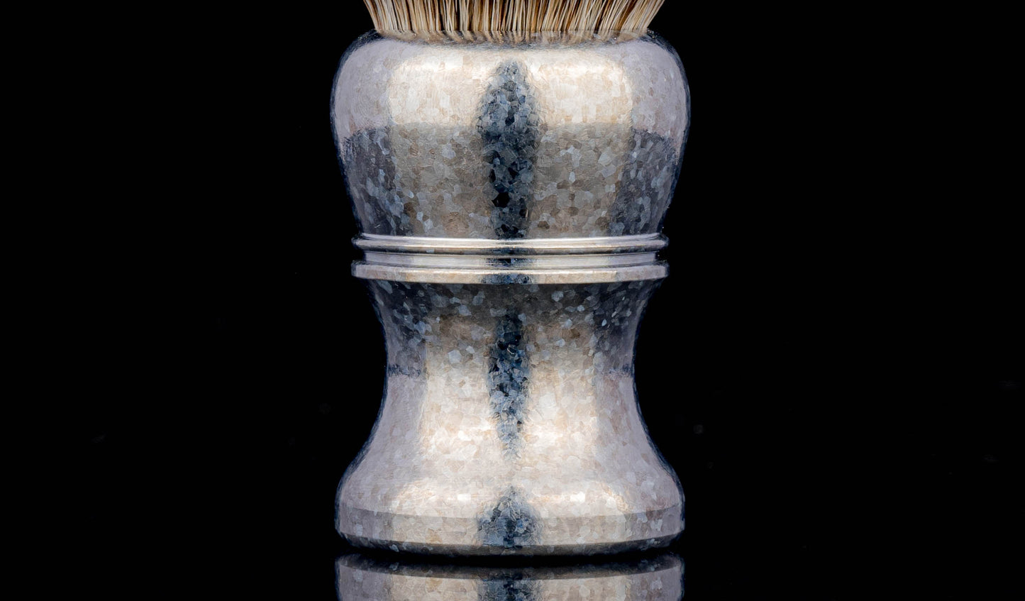 Titanium - Special version shaving brush handle