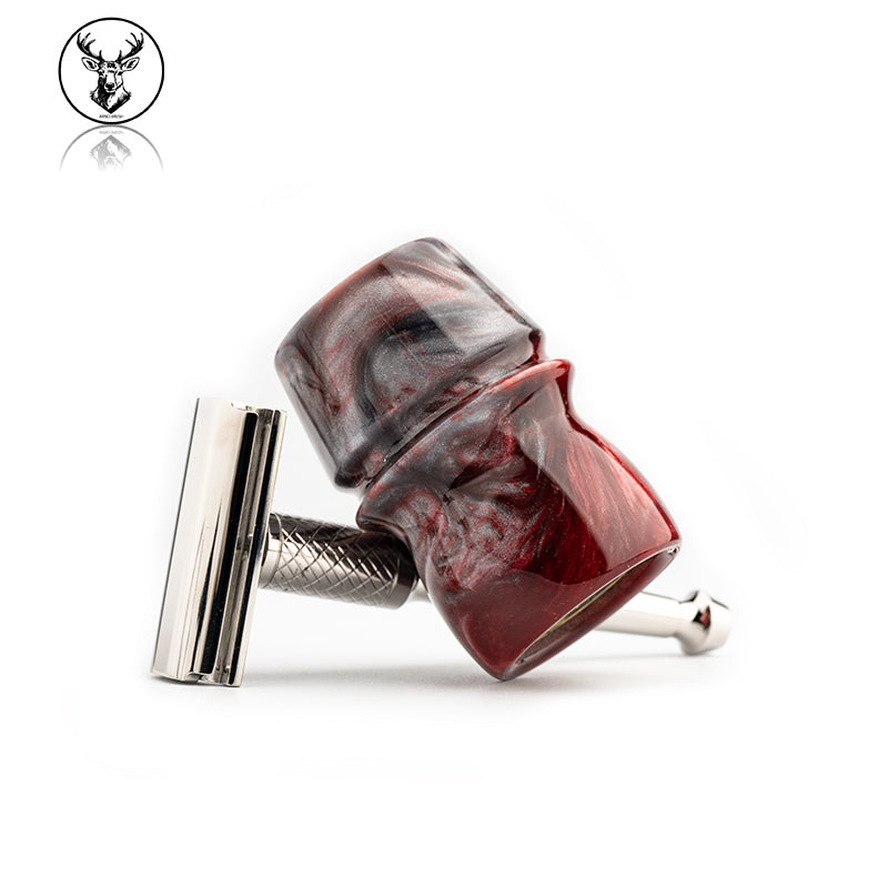 ARNO Shaving brush Silvery Flame Mountain-001