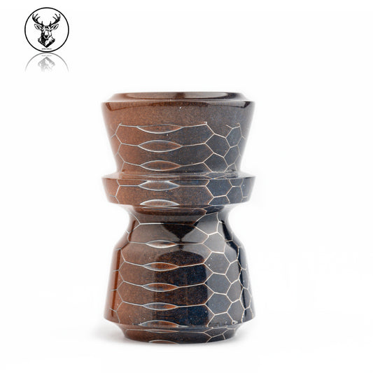 ARNOxOUMO Glaze Honeycomb Shaving brush Silvery Shark-2 057