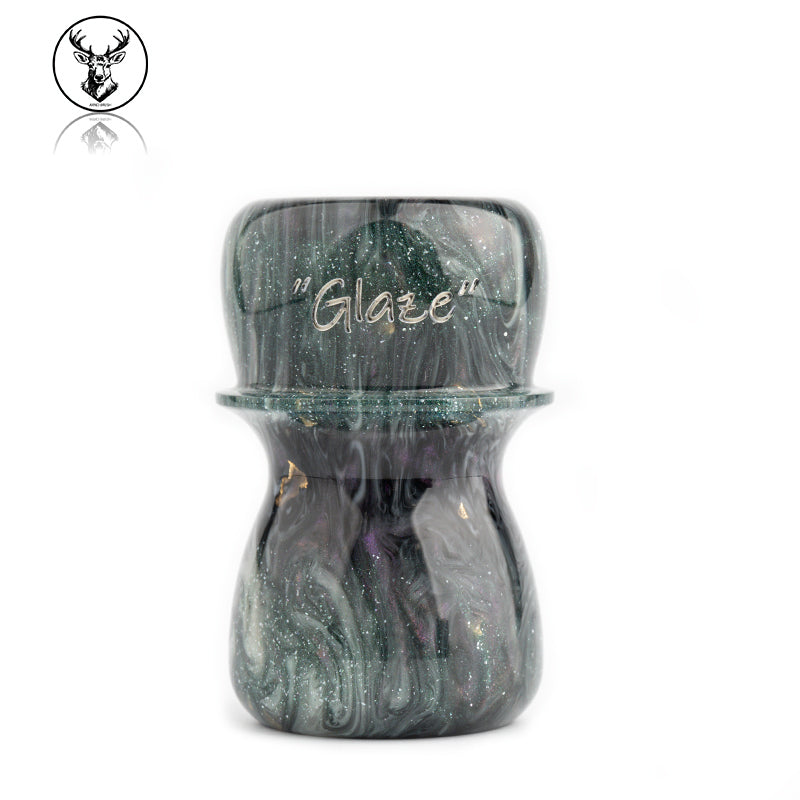 ARNOxOUMO Glaze Shaving brush Silvery Classic-2-004