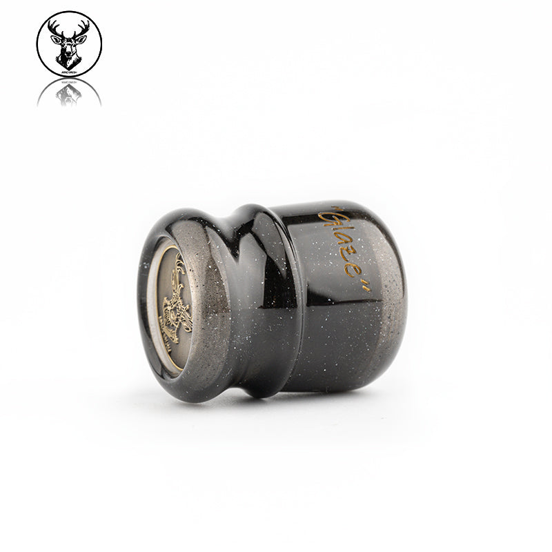 ARNOxOUMO Glaze Shaving brush Silvery Chubby 05