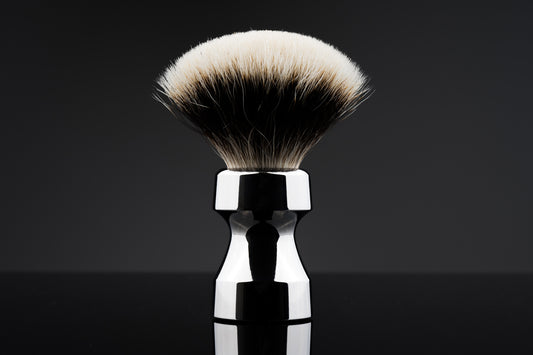 Titanium - MIN GUO shaving brush handle