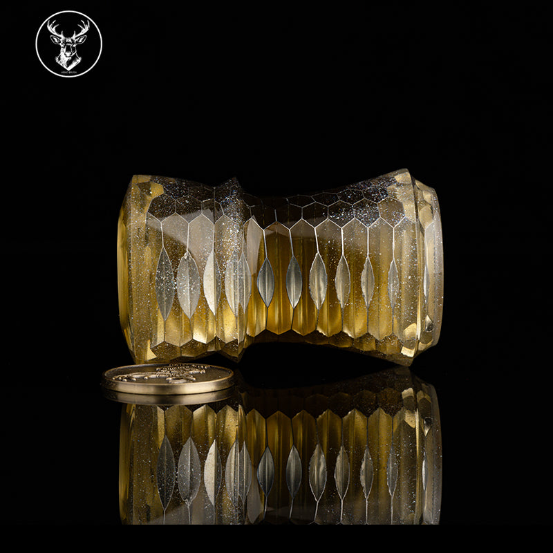 ARNOxOUMO Honeycomb Glaze Shaving brush Silvery Shark 061