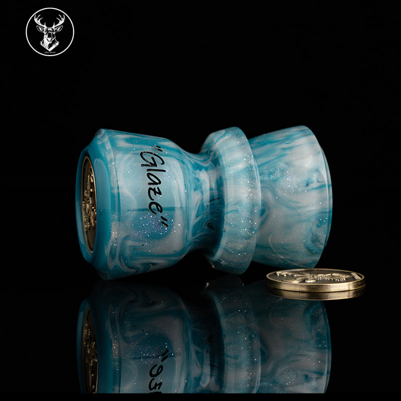 ARNOxOUMO Glaze Honeycomb Shaving brush Silvery Shark-2 059
