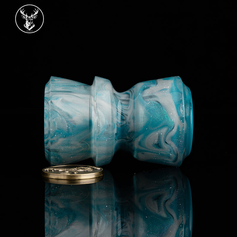 ARNOxOUMO Glaze Honeycomb Shaving brush Silvery Shark-2 059