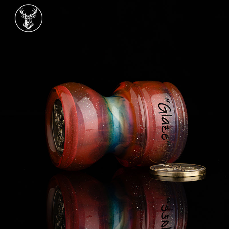 ARNOxOUMO Glaze Shaving brush Silvery Scarab 04