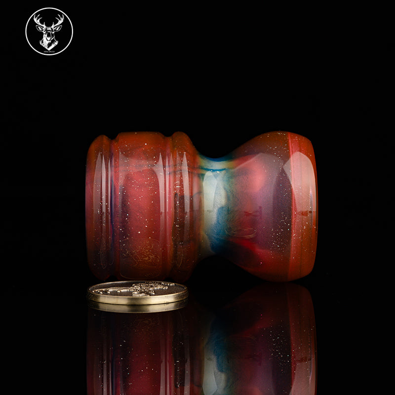ARNOxOUMO Glaze Shaving brush Silvery Scarab 04