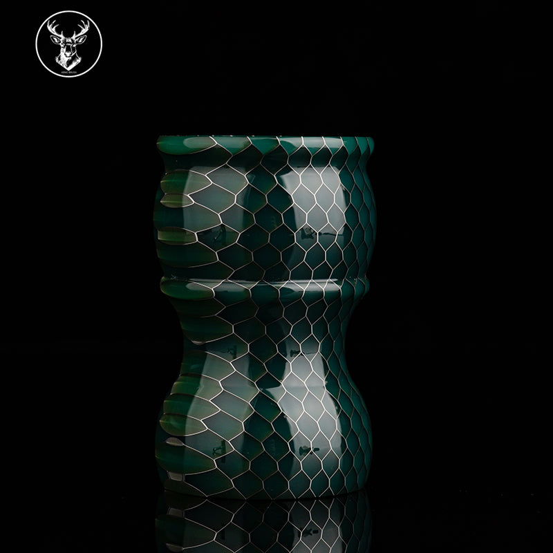 ARNOxOUMO Honeycomb Shaving brush Silvery Pandora 01