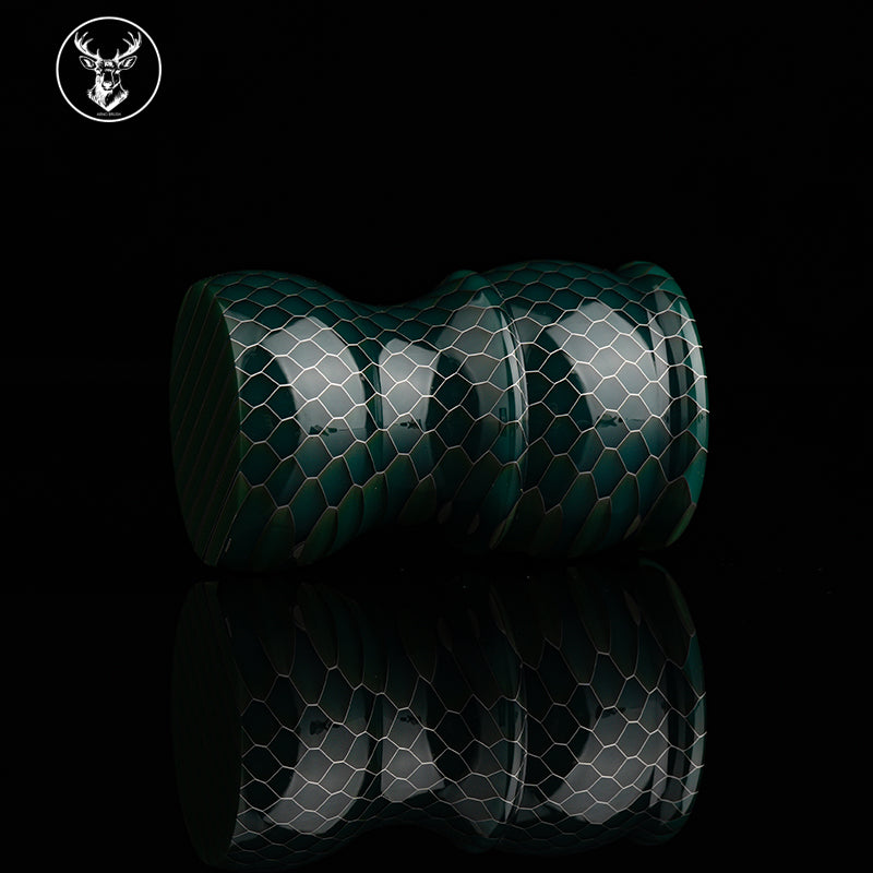 ARNOxOUMO Honeycomb Shaving brush Silvery Pandora 01
