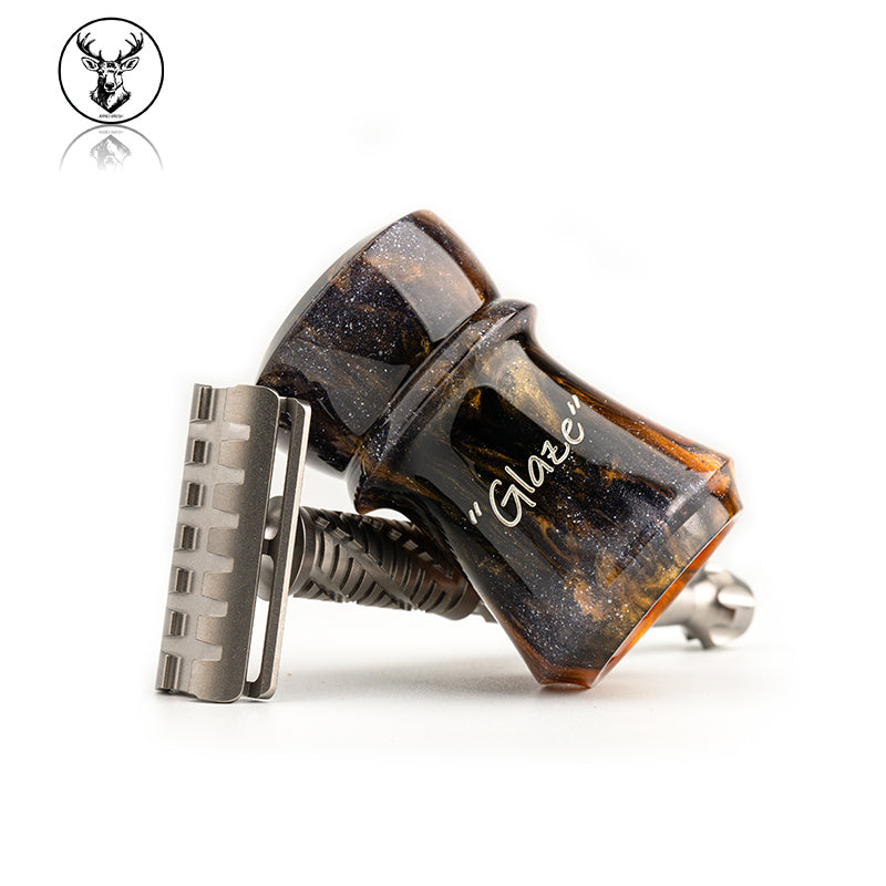 ARNOxOUMO Glaze Shaving brush Silvery Shark 067