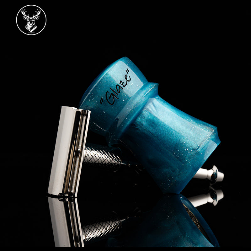 ARNOxOUMO Glaze Shaving brush Silvery Shark 066