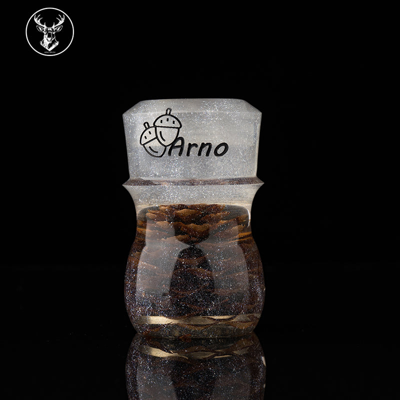 Arno Anton Glaze Pinecone shaving brush #1 Resin