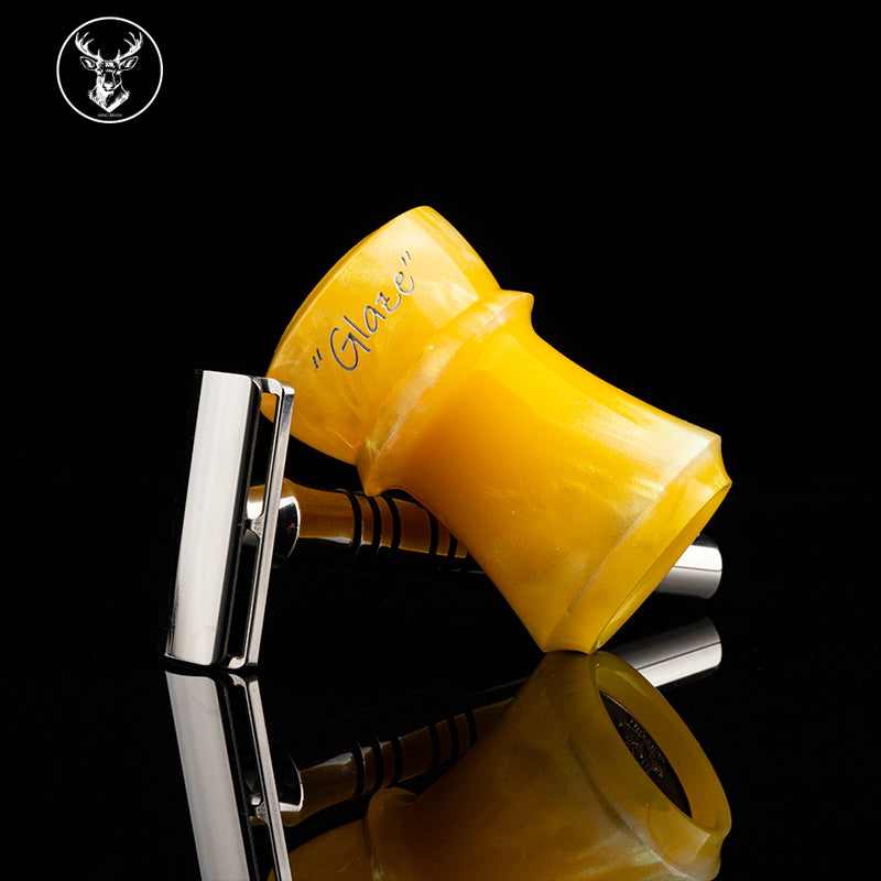 ARNOxOUMO Glaze Shaving brush Silvery Shark 042