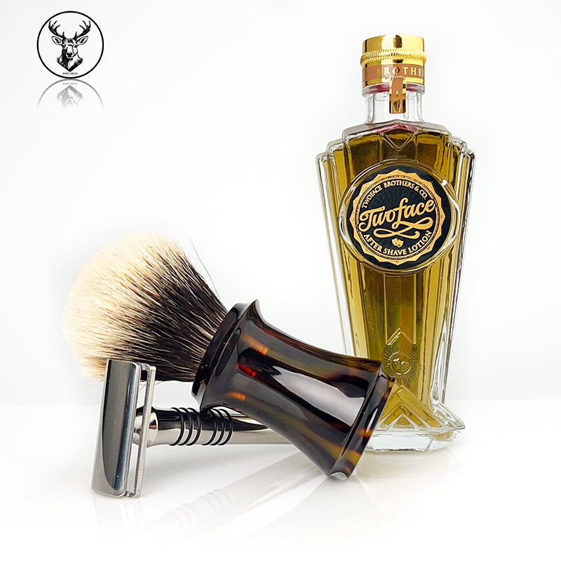 Arno Lighthouse shaving brush #3 Hawksbill turtle