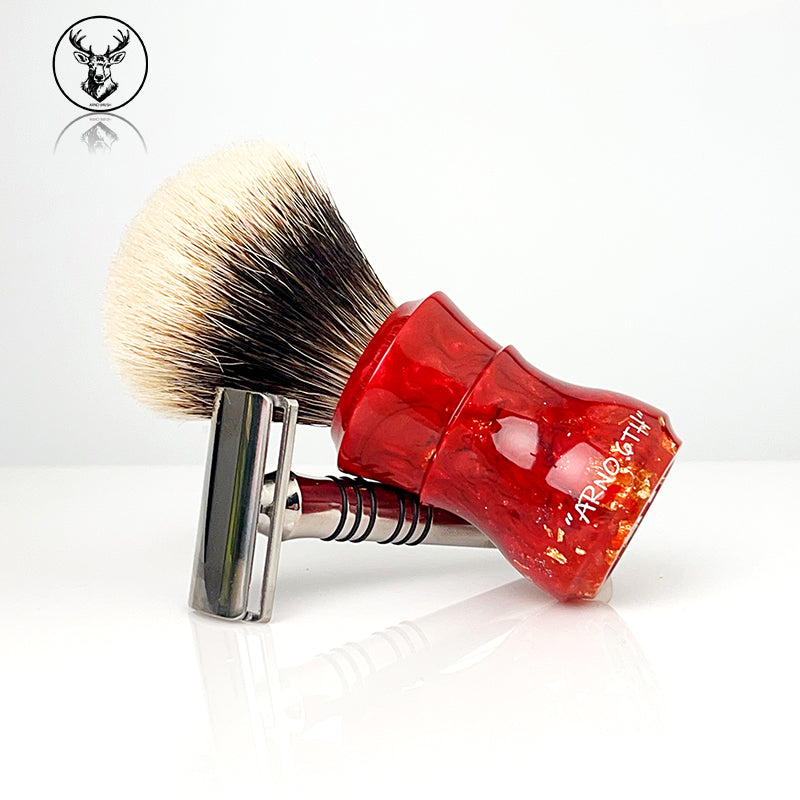 Arno Cloud top shaving brush #2 Resin