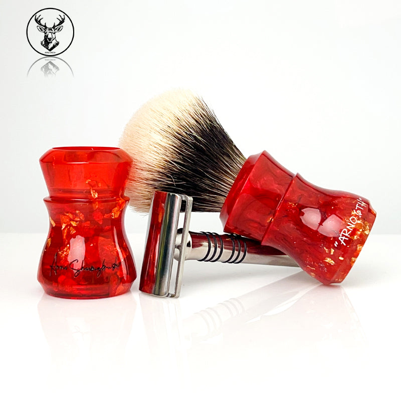 Arno Cloud top shaving brush #2 Resin