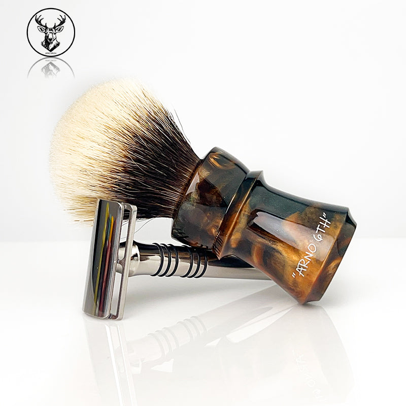 Arno Shark shaving brush #8 Resin