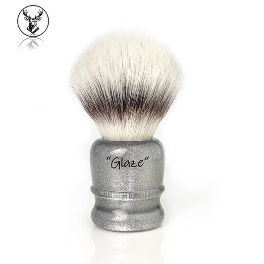 ARNOxOUMO Glaze Shaving brush Silvery chubby