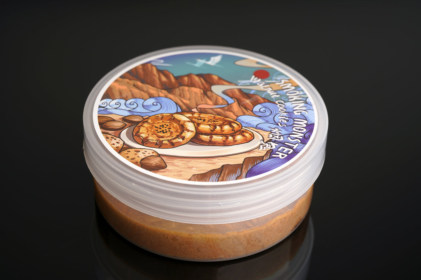 Smoking Monster - Tallow base shaving soap - Walnut Cookies