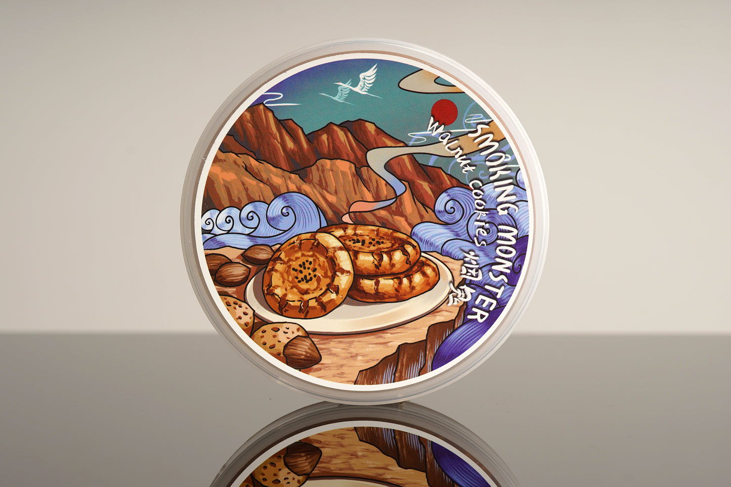 Smoking Monster - Tallow base shaving soap - Walnut Cookies