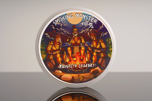 Smoking Monster - Tallow base shaving soap - Bonfire Leather